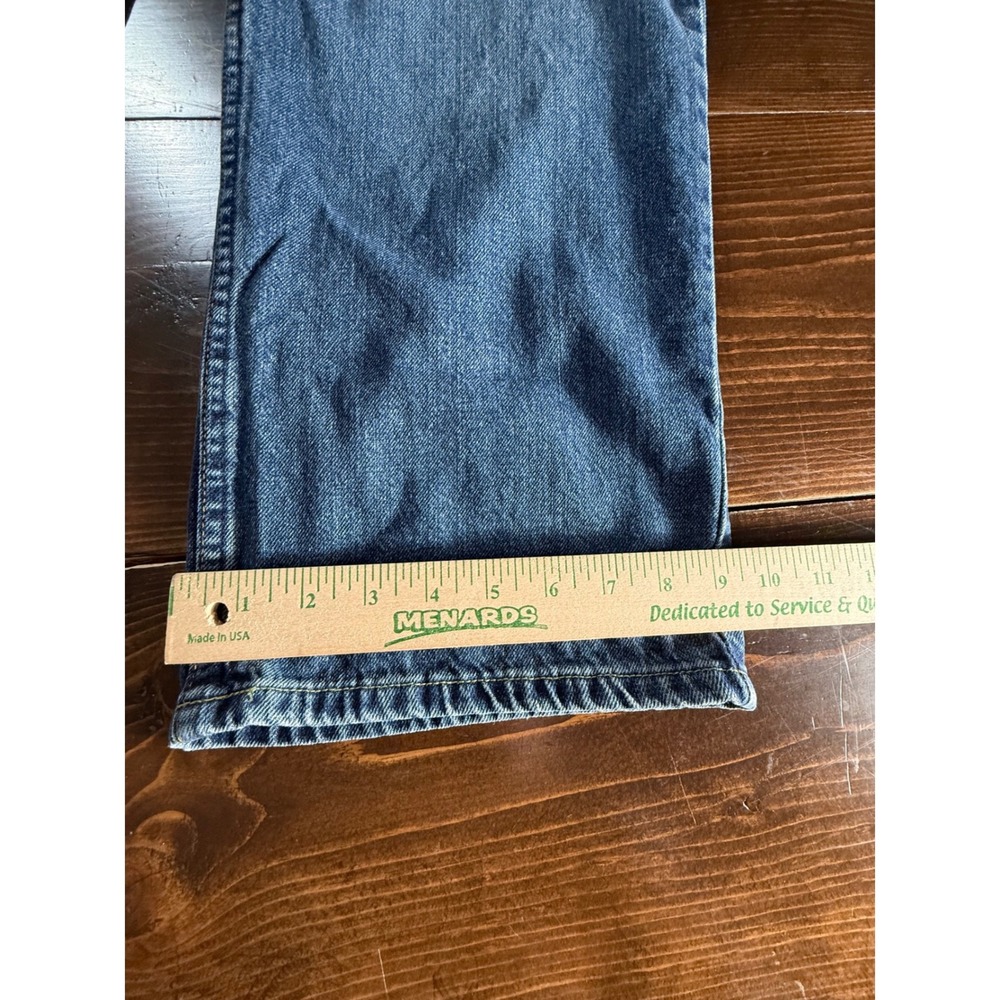 Arizona Jean Co Mens Relaxed Fit Blue Denim Jeans Medium Wash 40x30 523-4100N - Picture 6 of 11